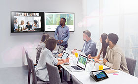 Videokonferenz im Besprechungsraum