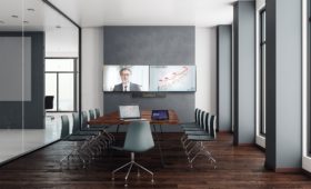 Ausstattung Boardroom mit Crestron Flex