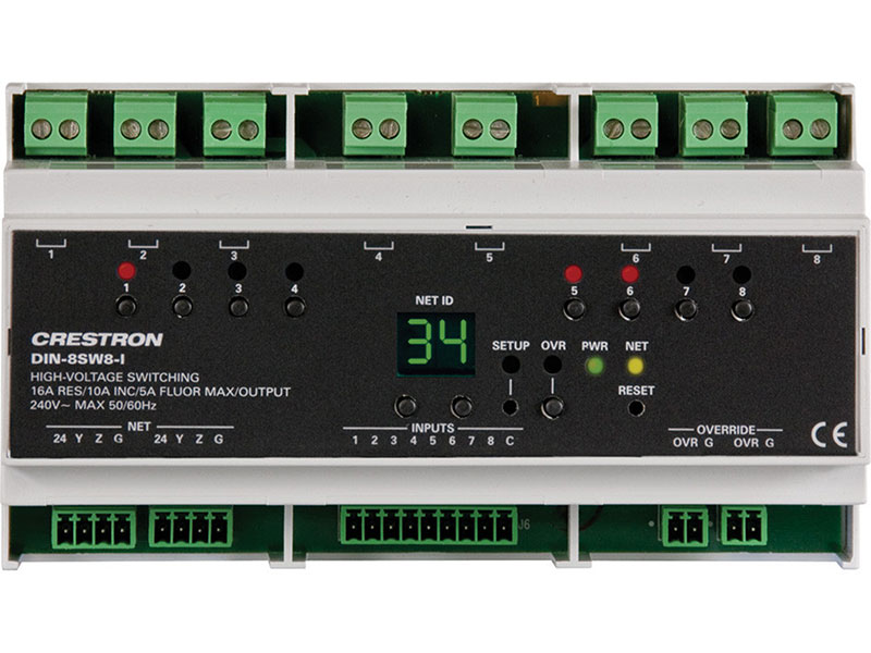 Crestron-DIN-8SW8-I