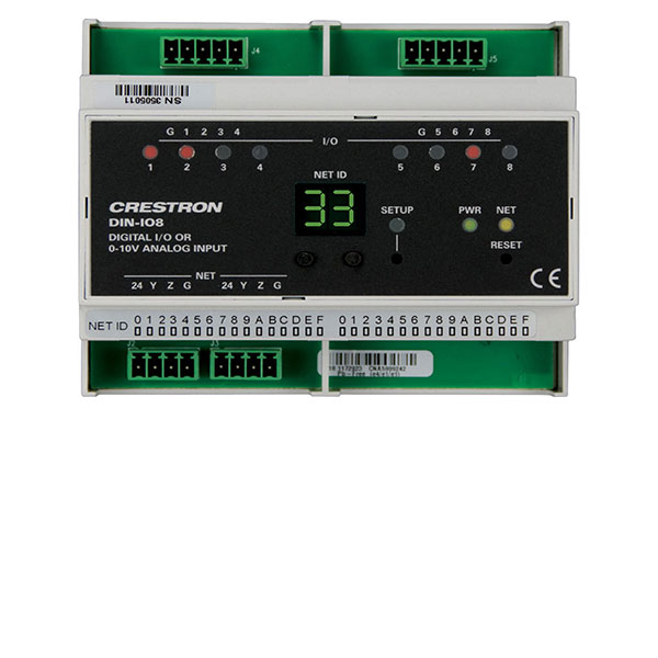 Crestron-DIN-IO8 Eingangmodul