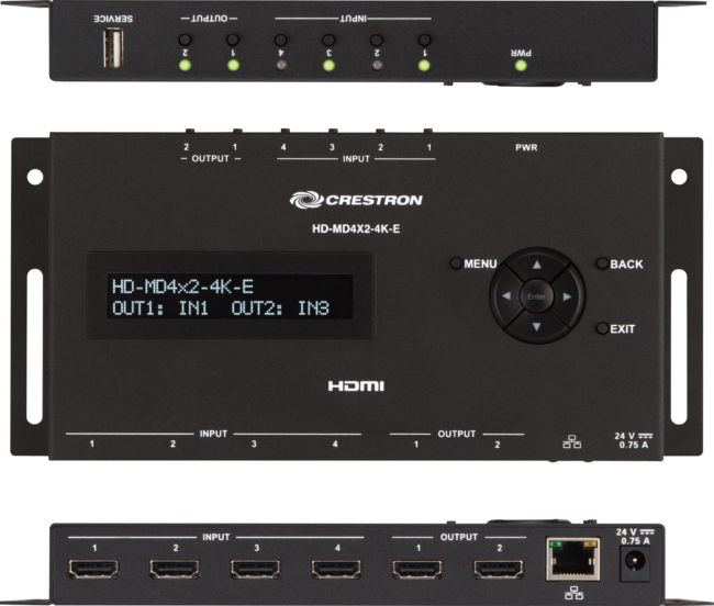 Crestron HD-MD4*2-4K-E Videoumschalter