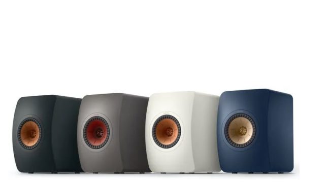 alle 4 Farben der KEF LS50 Meta