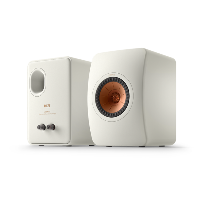 KEF LS50 Meta Vorder und Rückansicht