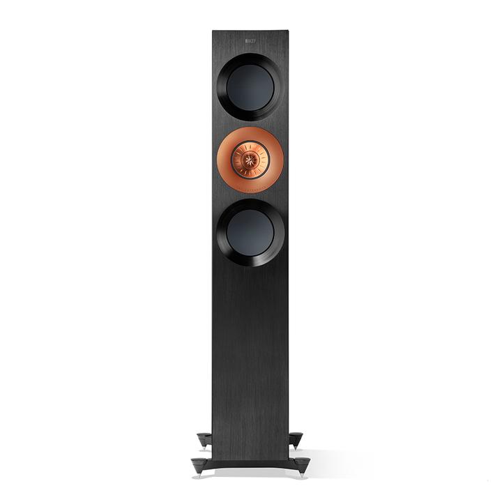 KEF Reference 3 schwarz kupfer Front