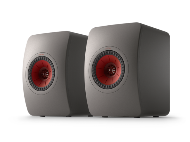 Highend Standlautsprecher KEF LS50 Meta grau