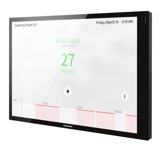 Crestron-TSW-1070 Touchscreen 10 Zoll in schwarz seite