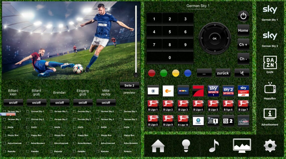 Videomatrix Crestron Irish Pub