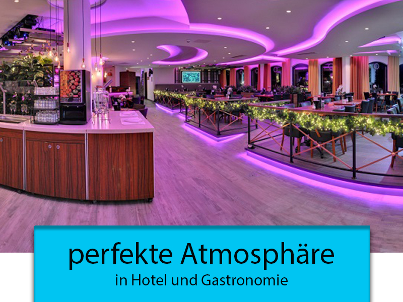 perfekte Atmosphäre in Hotel und Gastronomie